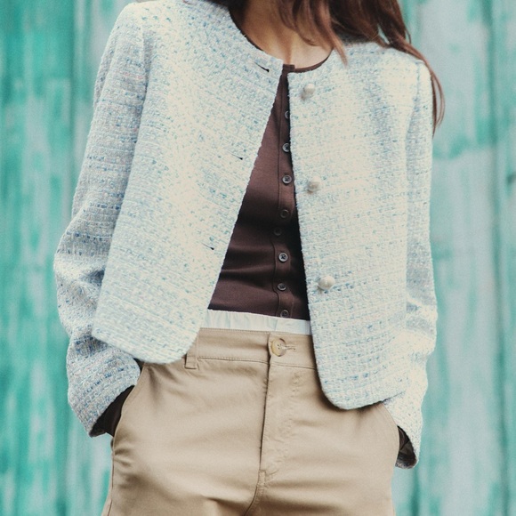 Brand new zara crop jacket size xs - Picture 6 of 7